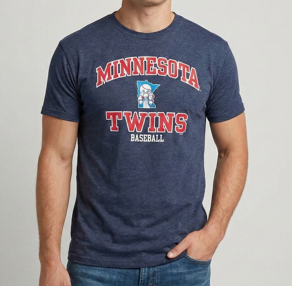 MLB Genuine Baseball Minnestota Twins Baseball Short Sleeve TShirt Mens XXL